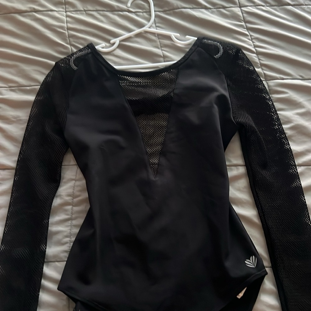 Black mesh Bodysuit